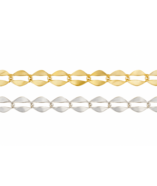 Flat Oval Cut Out Chain